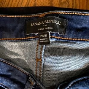 Banana Republic Curvy Skinny Jeans Size 6